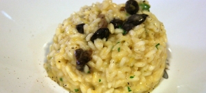 Risotto de setas y queso parmesano